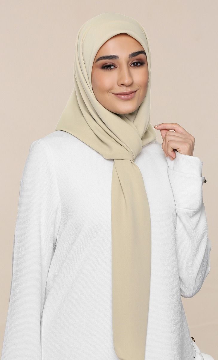 Georgette Chiffon - BEIGE