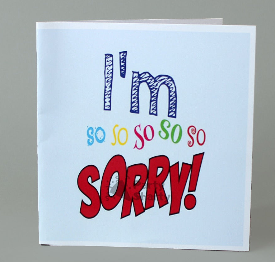 I'm Sorry Greeting Card